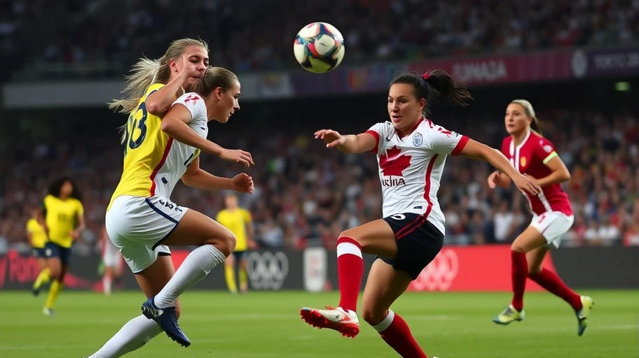 Chung kết bóng đá nữ Olympic Tokyo 2020 giữa Canada và Thụy Điển