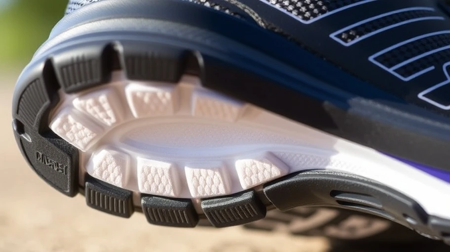 Công nghệ đệm giày thể thao và chất liệu đặc biệt.