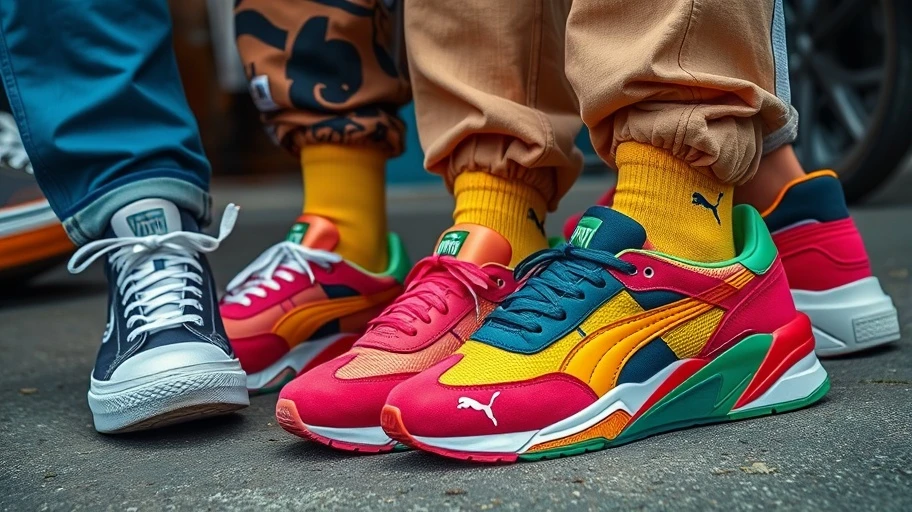 Giày Puma RS-X và các thương hiệu khác trong phong cách đường phố