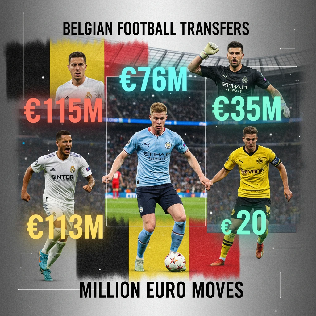 Highlight thị trường chuyển nhượng bóng đá Bỉ