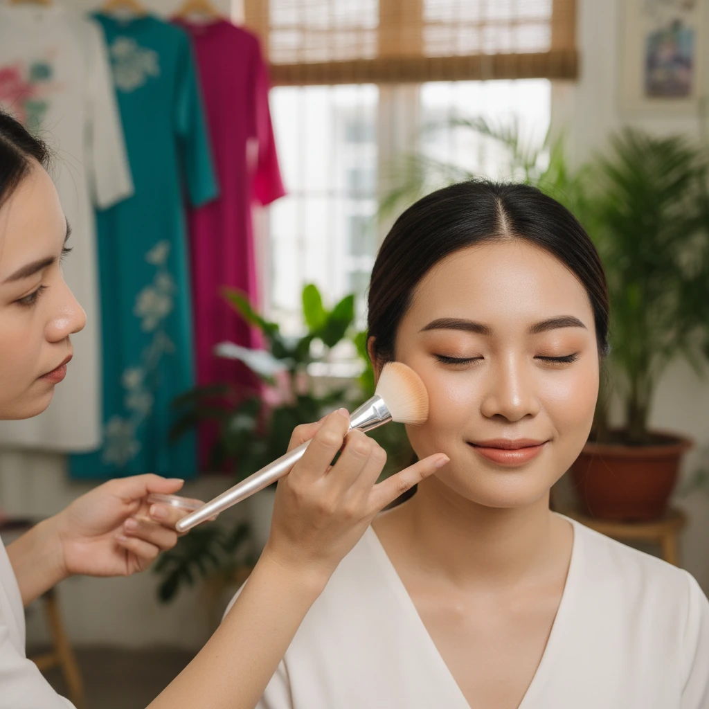 Highlight trong trang điểm tại Việt Nam