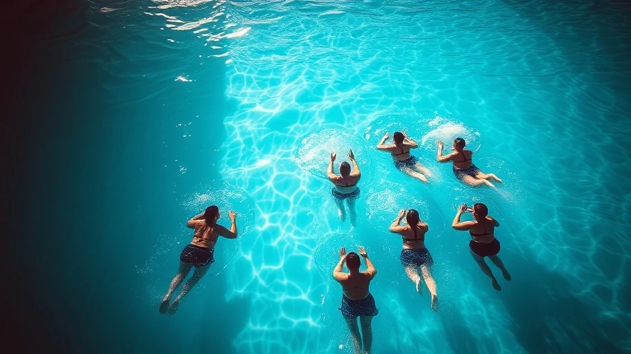 Hình ảnh bơi lội tăng chiều cao