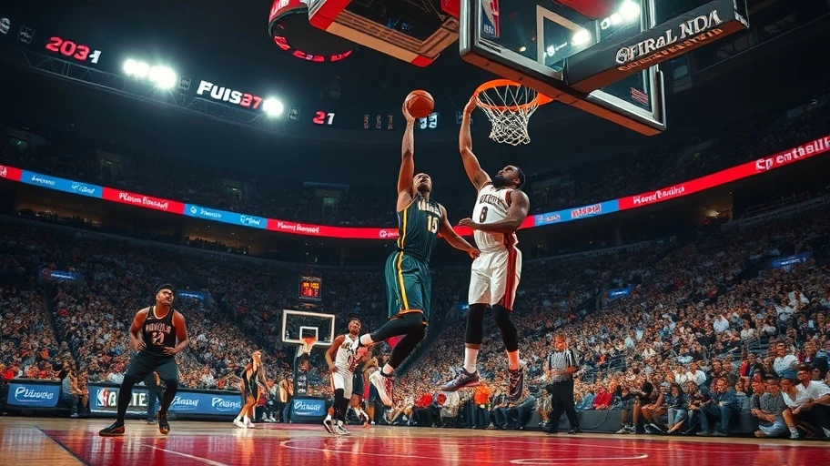 Hình ảnh bóng rổ và sự nổi bật của NBA