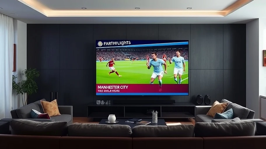 Hình ảnh các kênh thể thao chuyên phát sóng bóng đá Manchester City