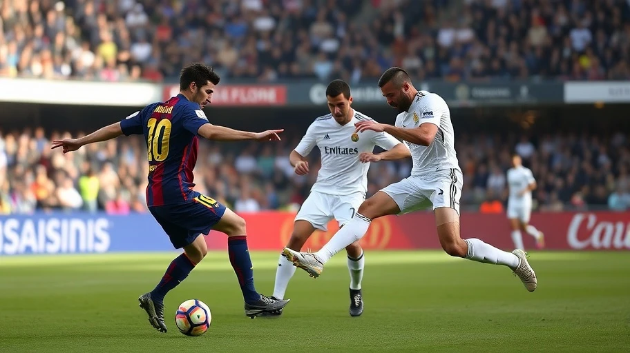 Hình ảnh chiến thuật trận đấu Barca vs Real