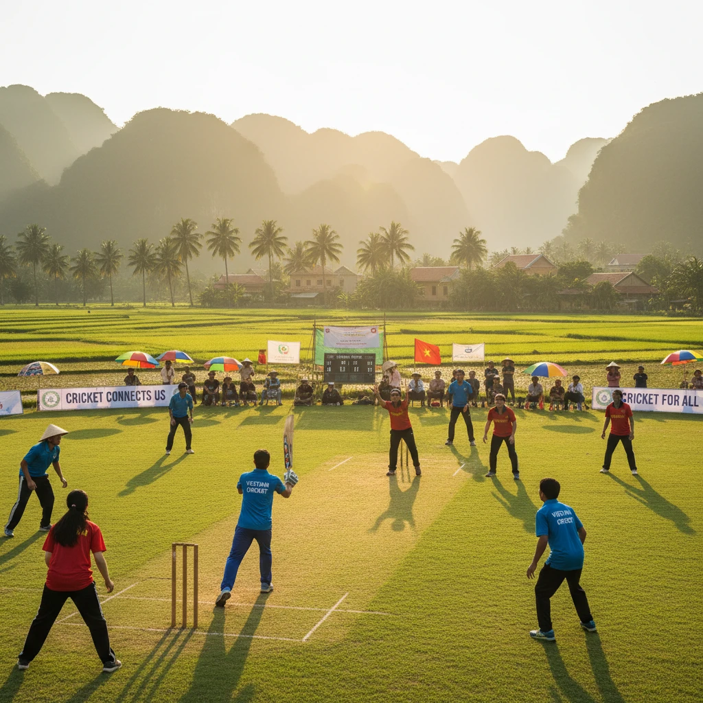 Hình ảnh cricket phổ biến toàn cầu