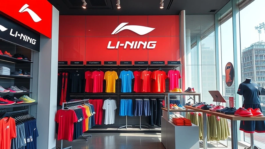 Hình ảnh cửa hàng Li-Ning tại Việt Nam.