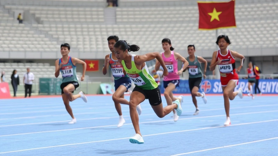 Hình ảnh điền kinh và thể dục dụng cụ tại Việt Nam