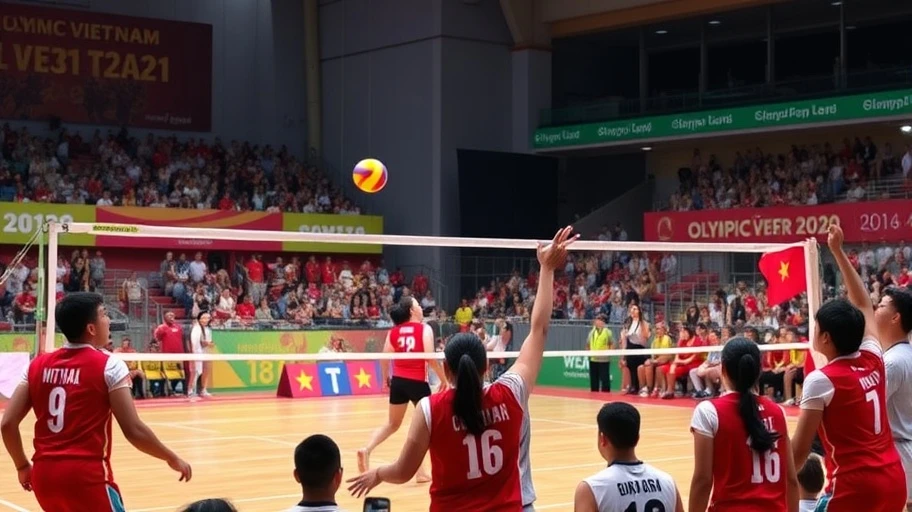 Hình ảnh giải đấu Olympic bóng chuyền nam