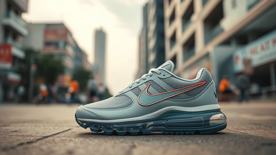 Hình ảnh giày Nike Air Max ở môi trường thể thao