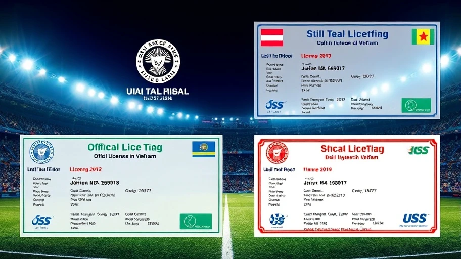 Hình ảnh giấy phép sử dụng trong sáng tạo nội dung bóng đá