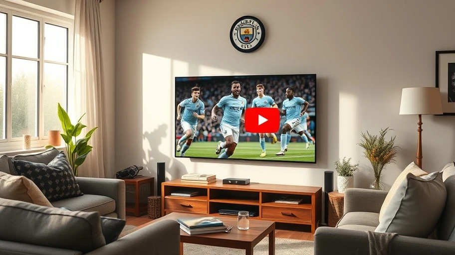 Hình ảnh kênh YouTube chính thức của Manchester City