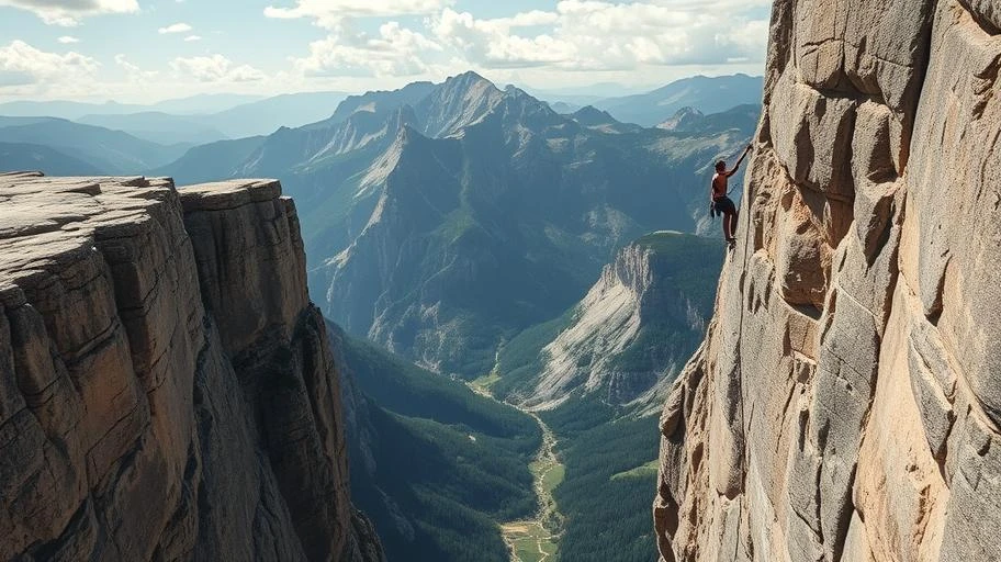 Hình ảnh Leo núi tự do