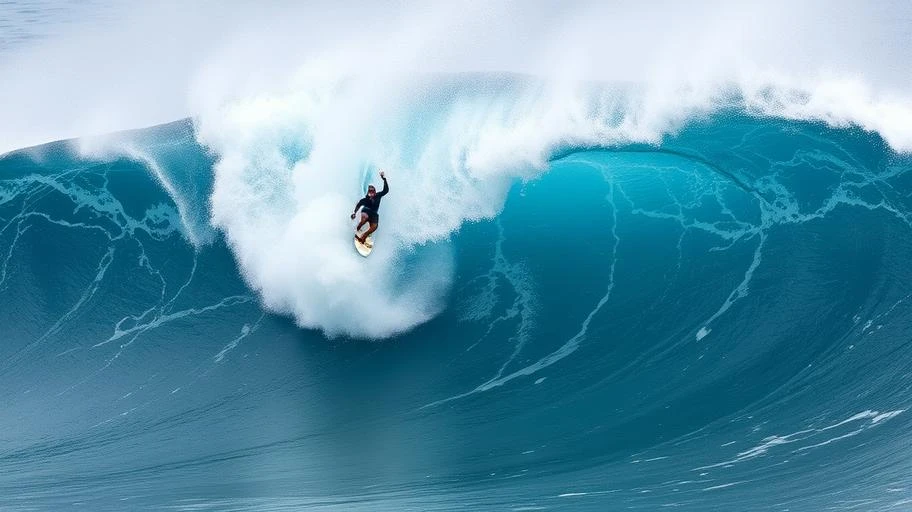 Hình ảnh lướt sóng Big Wave