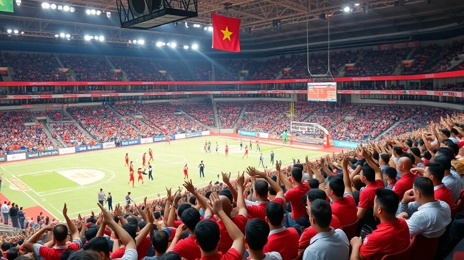 Hình ảnh sân vận động thể thao Việt Nam