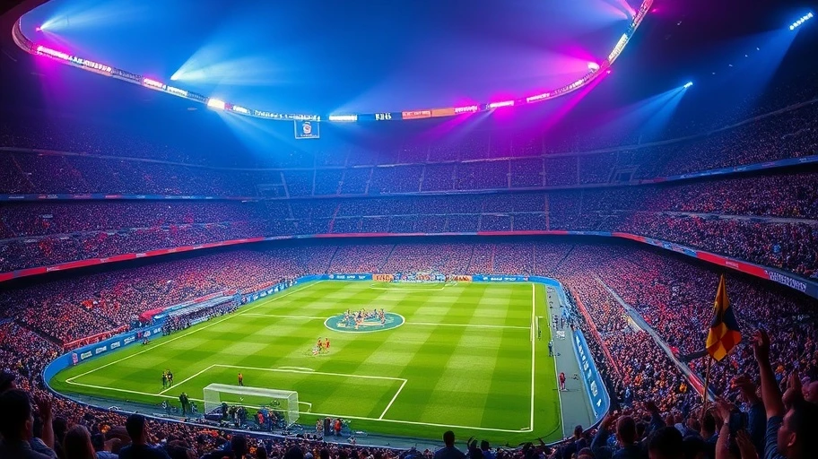 Hình ảnh trận đấu giữa Barcelona và Real Madrid