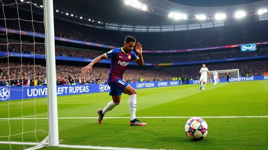 Hình ảnh Vinícius Jr. ghi bàn trận chung kết 2022