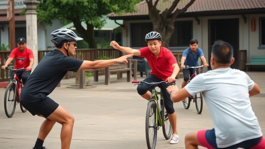 Hình ảnh võ thuật và xe đạp tại Việt Nam