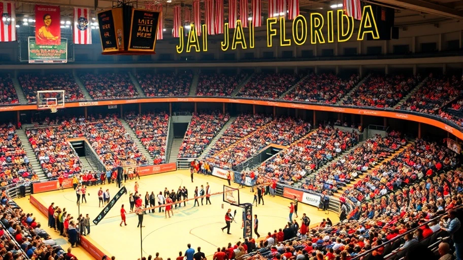 Khán giả tận hưởng trận đấu Jai Alai ở Florida.