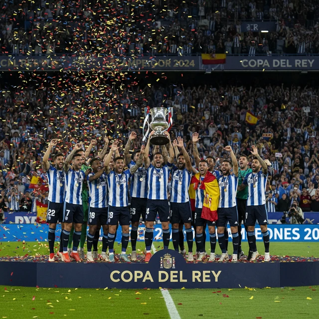 Khoảnh khắc đăng quang Copa del Rey