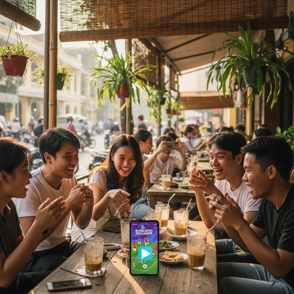 Mạng xã hội cập nhật highlight bóng đá Euro