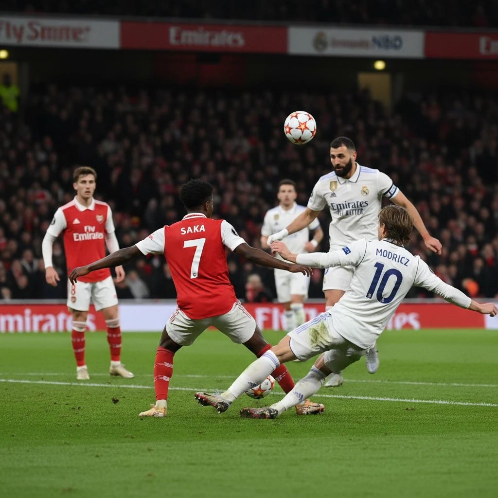Mô tả cầu thủ quan trọng trong trận đấu Arsenal và Real Madrid