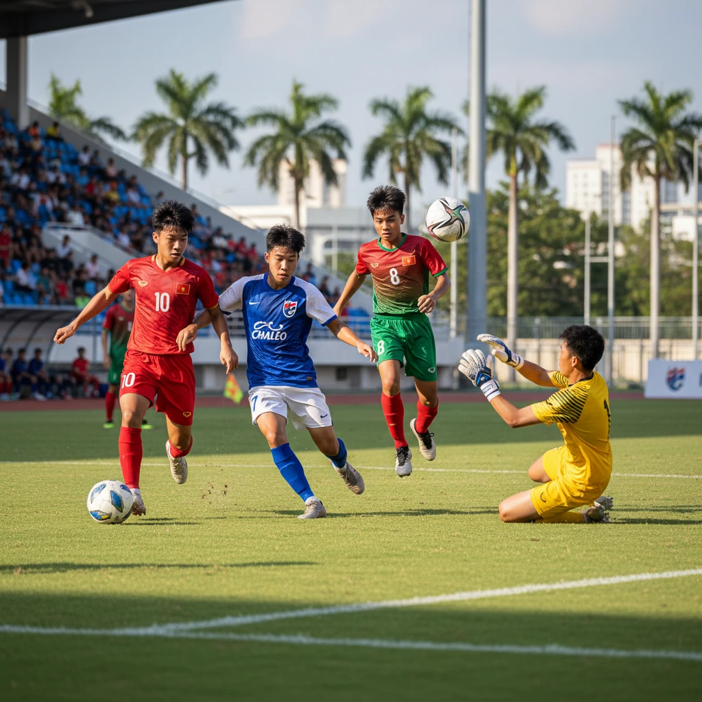 Ngôi sao trẻ bóng đá Việt Nam và Thái Lan