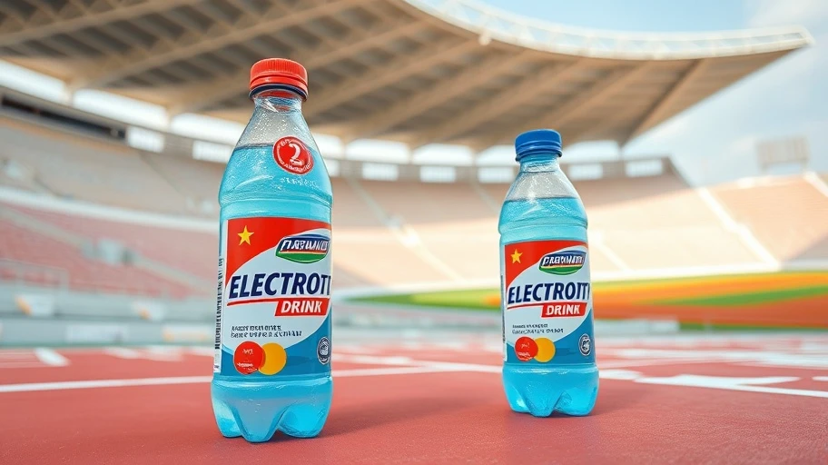 Nước điện giải tại sân vận động Việt Nam
