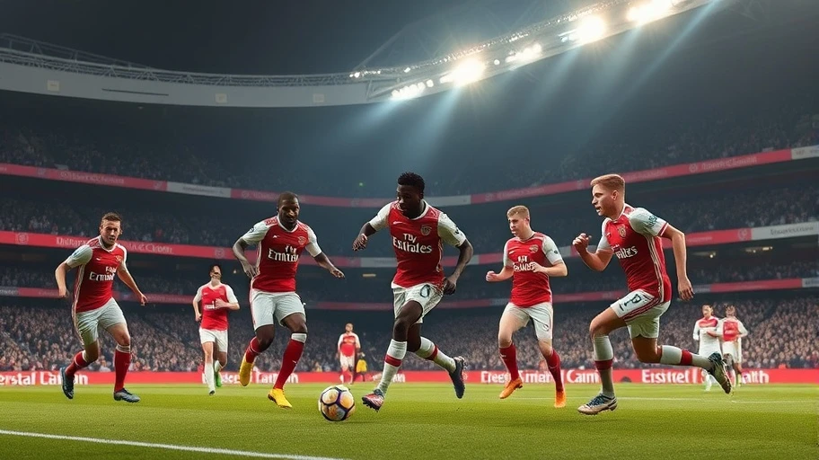 Pha bóng đáng chú ý của Arsenal trong trận đấu đêm qua