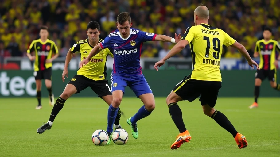 Phong cách thi đấu tấn công của Dortmund.