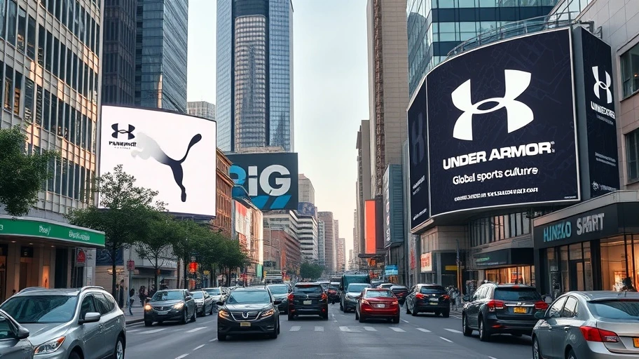 Quảng cáo Puma và Under Armour