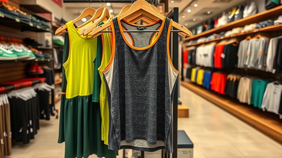 Thiết kế áo tank top thể thao nữ