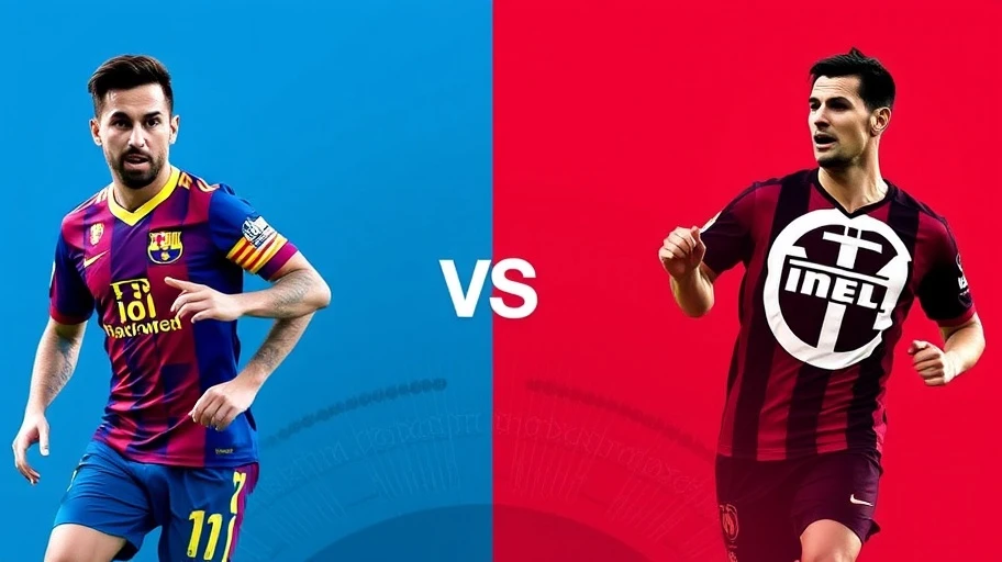 Tình hình thi đấu hiện tại của Barca và Inter