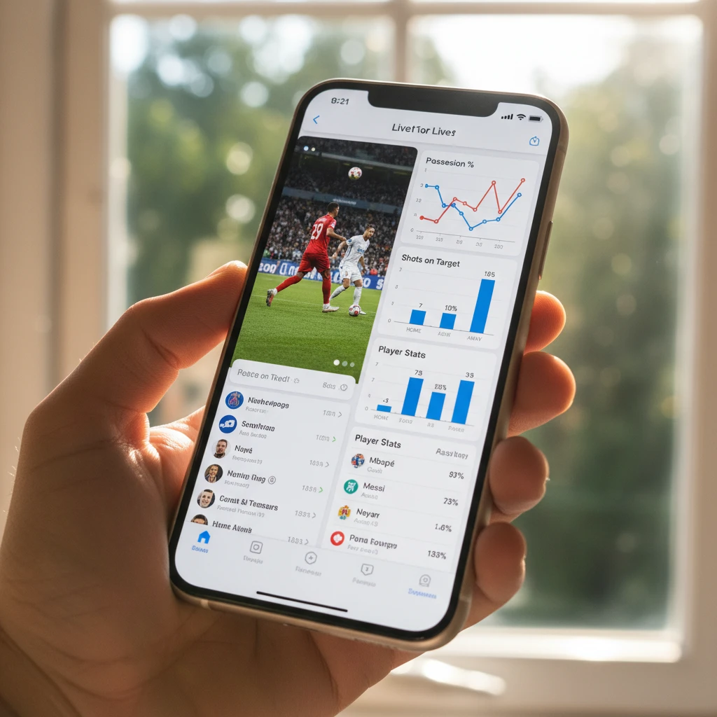 Tính năng hiện đại của ứng dụng bóng đá