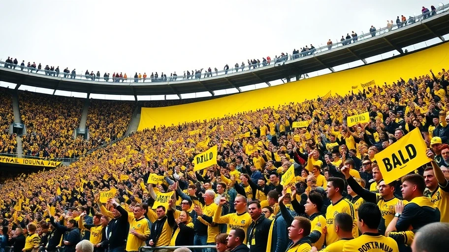 Văn hóa cuồng nhiệt của fan Dortmund tại Signal Iduna Park.