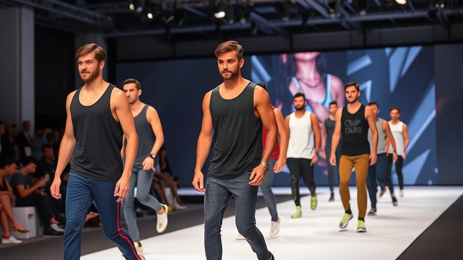 Xu hướng thời trang áo tank top thể thao nam