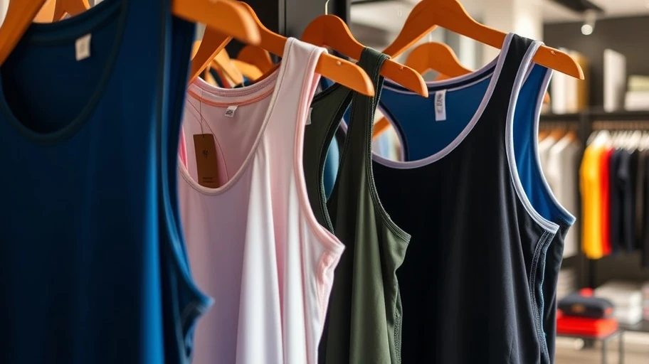 Xu hướng thời trang trong thiết kế tank top thể thao